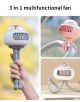 Auto Rotation Rechargeable Air Cooler Baby Stroller Fan