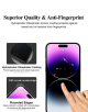 Premium Clear Tempered Glass Screen Protector for Apple iPhone Pack Of 3