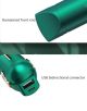 Portable USB Charging 2 In 1 Green Hair Straightener Curler 
